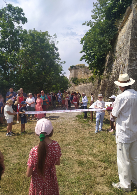 Inauguration à Blaye pour fêter le 15ème anniversaire