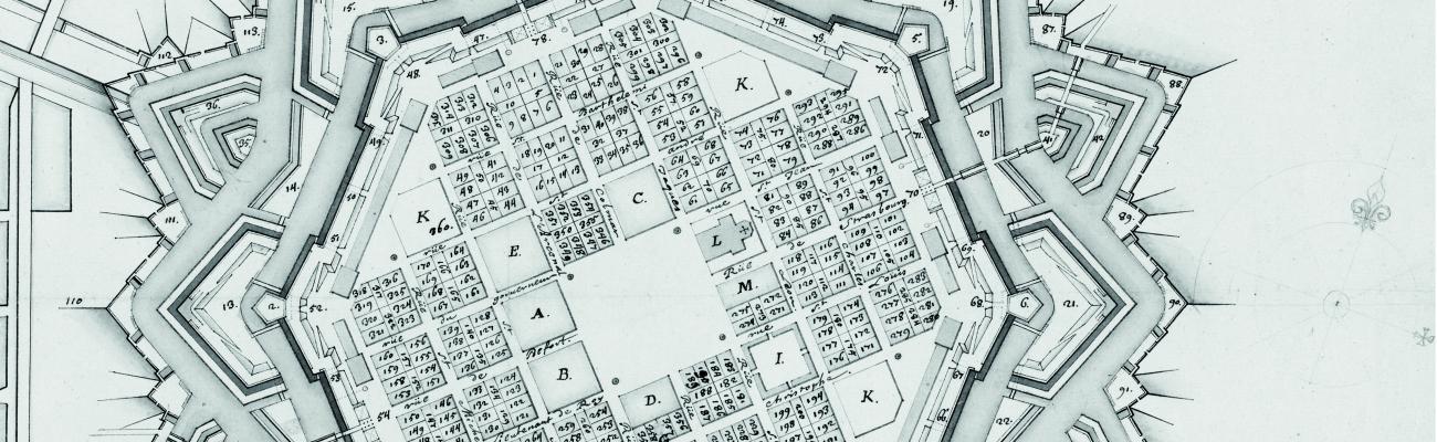 Plan de Neuf-Brisach, 1705